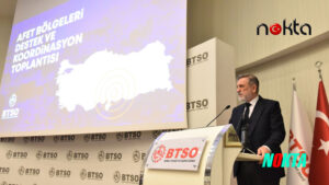 BTSO Bursa İş Dünyası Depremzedeler İçin Tek Yürek