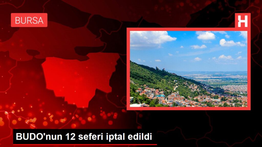 BUDO’nun 12 seferi iptal edildi