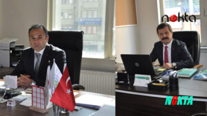 Bursa İl Millî Eğitim Müdürlüğü İnşaat ve Emlak Hizmetleri Şube Müdürü Levent Yazıcı ve Ercan Baş?