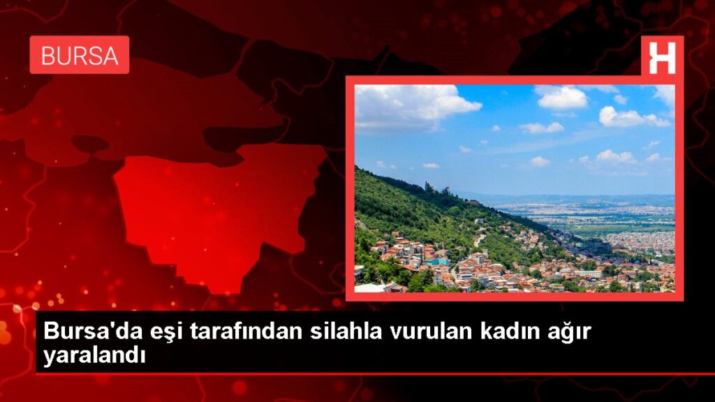 Bursa’da eşi tarafından silahla vurulan kadın ağır yaralandı