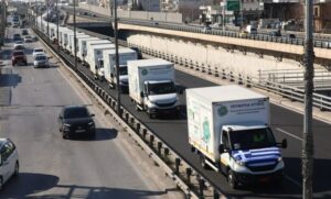 Atina’dan 50 Kamyonetle 110 Ton Yardım Malzemesi Tekirdağ’a Götürüldü