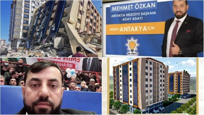AKP’nin Antakya’da aday adayı ‘reisin emrindeki’ müteahhidin yaptığı site de çöktü