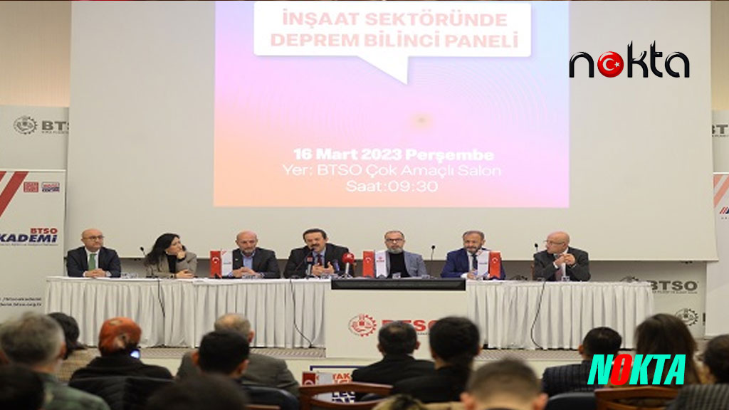 BTSO’da İnşaat Sektöründe Deprem Bilinci Paneli Düzenlendi