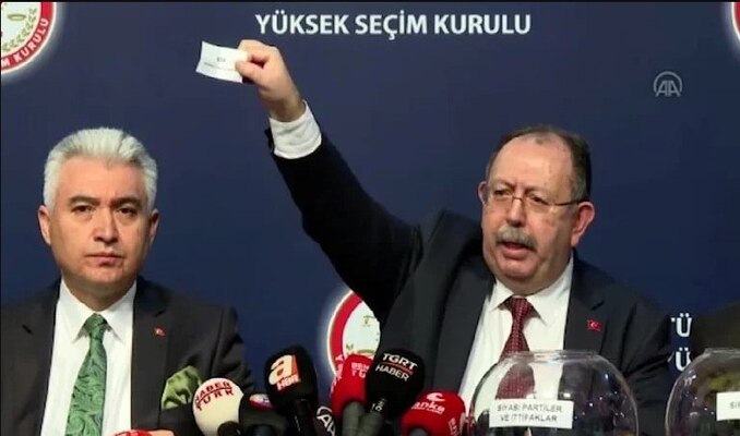 Oy pusulalarındaki yerler belirlendi! İşte o sıralama