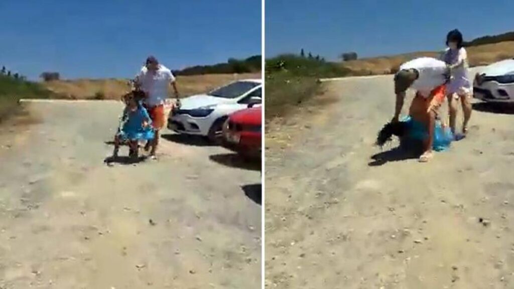 AKP’li Canikli’nin yeğeninden kadına şiddet! Hamile eşini sokak ortasında sürüklediği görüntüler ortaya çıktı