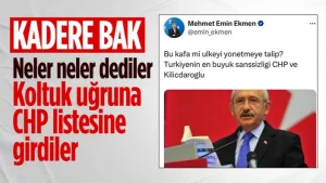 CHP listesinden aday gösterilen DEVA Partili Mehmet Emin Ekmen’in Kılıçdaroğlu ile alay ettiği paylaşımları ortaya çıktı