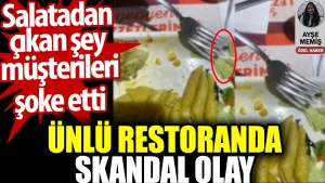 Tavuk Dünyası’nda skandal olay. Salatadan çıkan şey müşterileri şoke etti