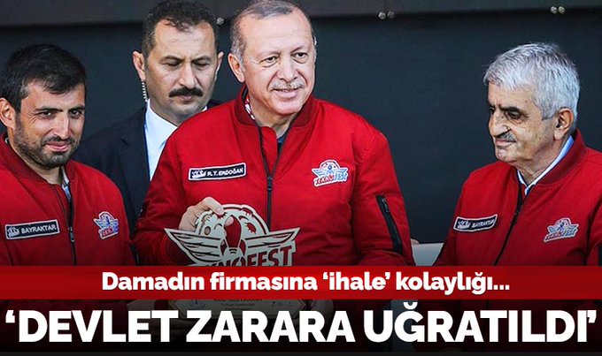 Damadın Baykar firmasına ‘ihale’ kolaylığı… ‘Devlet zarara uğratıldı’