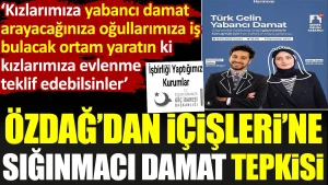 Ümit Özdağ’dan İçişleri Bakanlığı’na ‘sığınmacı damat’ tepkisi