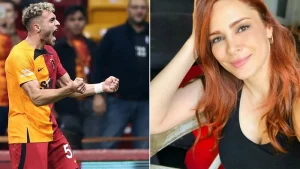 23 yaşındaki Galatasaraylı futbolcu kafayı 44 yaşındaki Mine Tugay’a taktı!