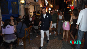 Ünlü İş İnsanı Yunus Deniz, uzun zaman sonra Alaçatı gecelerinde