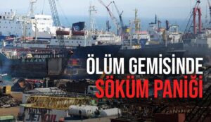 Aliağa Limanı’na getirilen zehirli atık gemisi Sloug ile ilgili işçilerden söküm uyarısı geldi