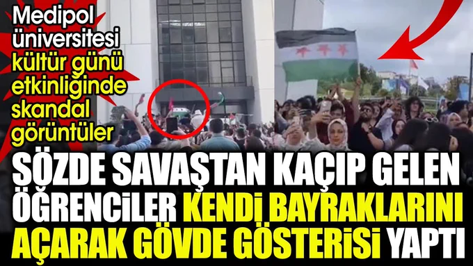 Üniversite etkinliğinde skandal görüntüler