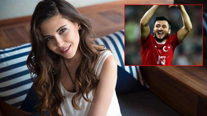 Dilara Aksüyek genç futbolcuya fena tutuldu! Bir an olsun ayrılmıyor