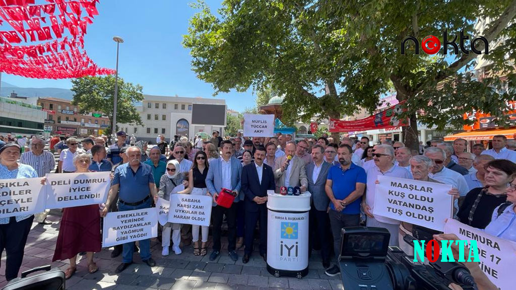 Bursa’da benzin bidonlu protestoda arbede yaşandı