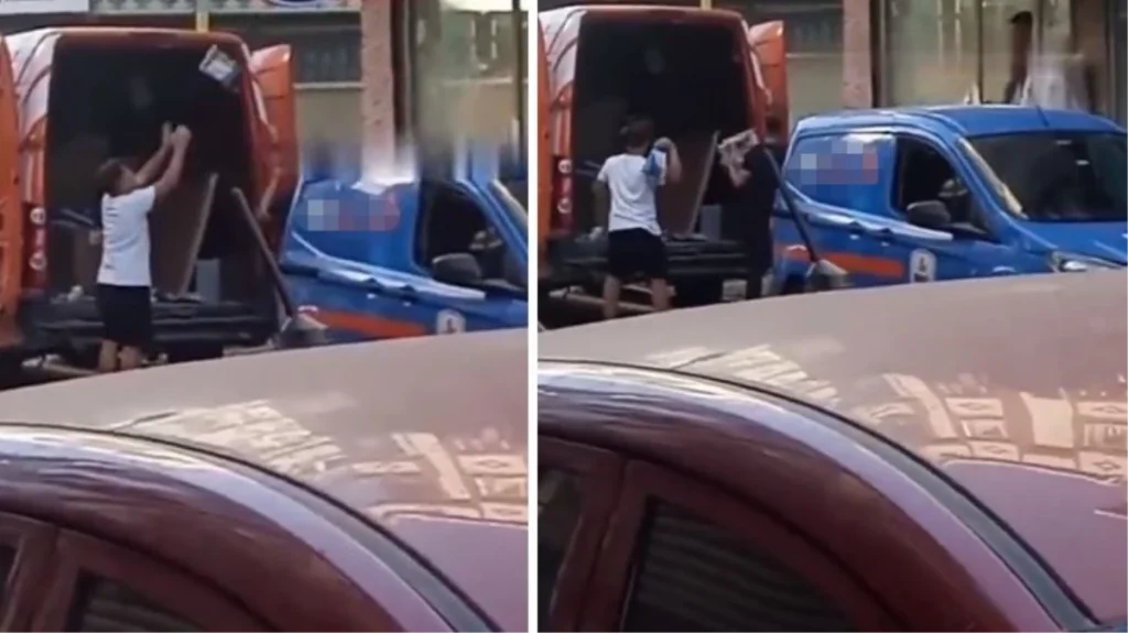 İstanbul’da Mng Kargo şubesine ait skandal görüntüler büyük tepki tekti