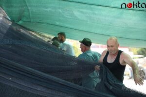 Çanakkale’de teknelerini hazırlayan balıkçılar av alanlarına duayla uğurlandı