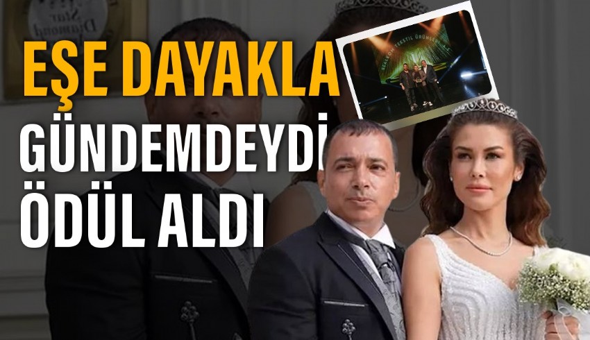 Eşe dayakla gündemdeydi, Yosi Özlevi’ye ödül!