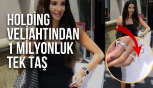 Çolakoğlu Holding’in veliahtlarından birisi olan Faruk Çolakoğlu’nun sevgilisi Özge Ulusoy’a aldığı yüzüğün değeri 500 bin euro çıktı
