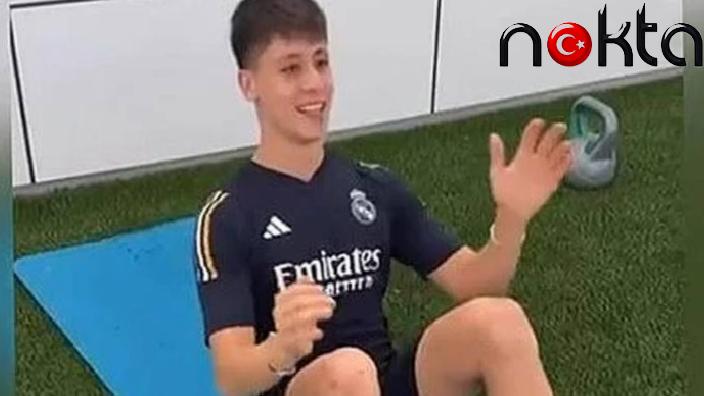 Arda Güler, sakatlık sonrası antrenmanlara Modric’in kızıyla başladı