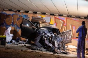 Bahçelievler’de köprü duvarına çarpan otomobildeki 4 kişi öldü