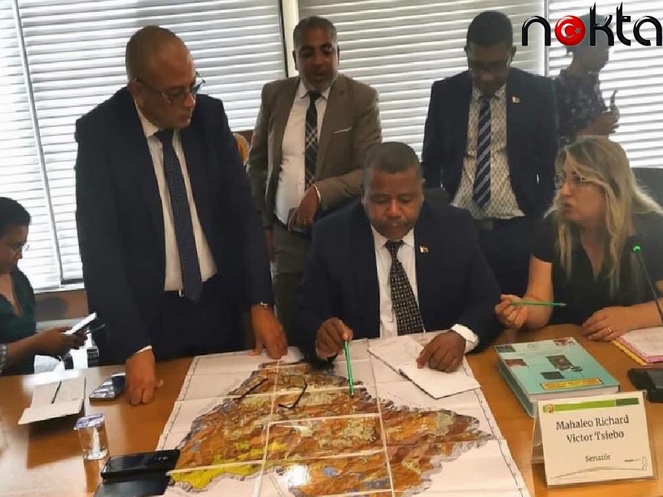 Bursa Orman Bölge Müdürlüğü ve Madagaskar heyeti maden sahalarında incelemelerde bulundu