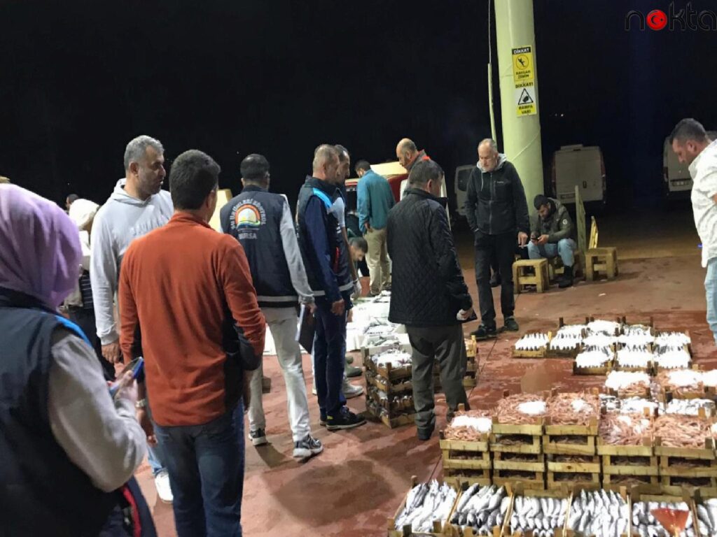 Bursa’da balık halinde çapraz kontroller yapıldı