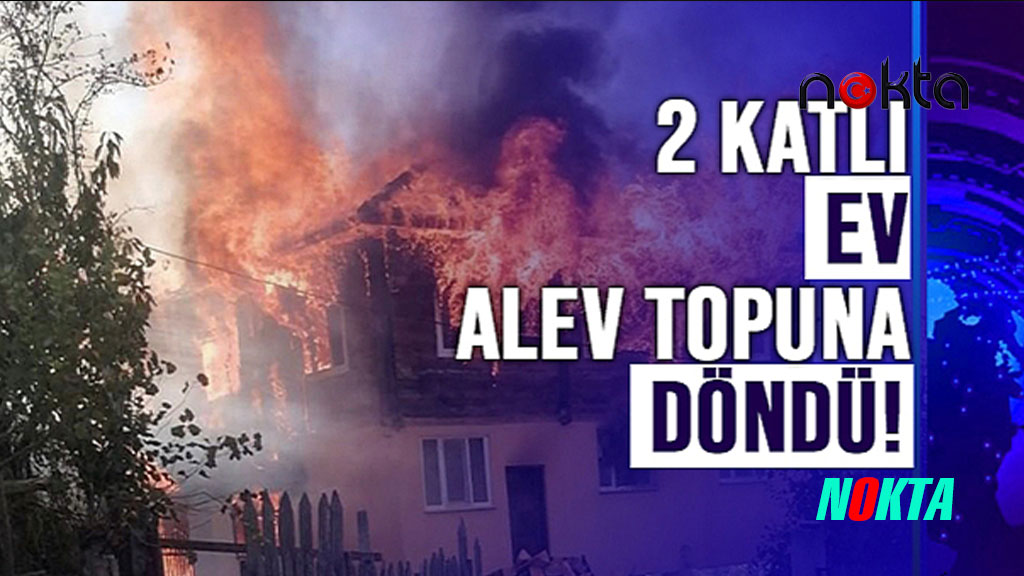 Bursa’da çıkan yangında tek katlı 2 ev yandı