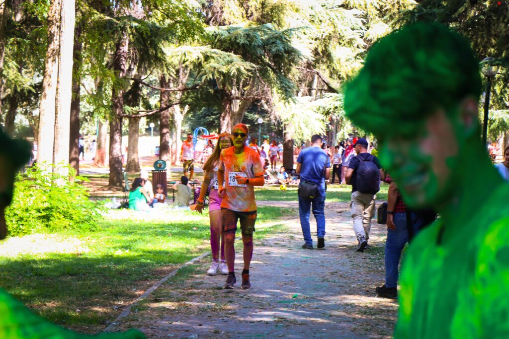 Bursa’da “renkli koşu festivali”