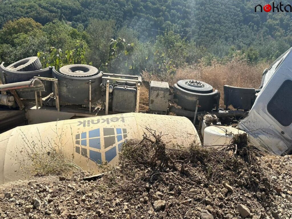 Bursa’da trafik kazasında beton mikserinin şoförü öldü