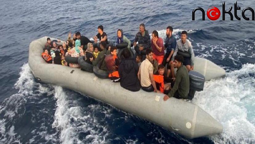 Çanakkale açıklarında 41 düzensiz göçmen yakalandı