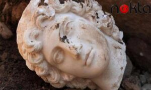 Düzce’de Büyük İskender’e ait portre başı bulundu