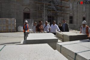 Edirne Valisi Yunus Sezer, Selimiye’de incelemede bulundu