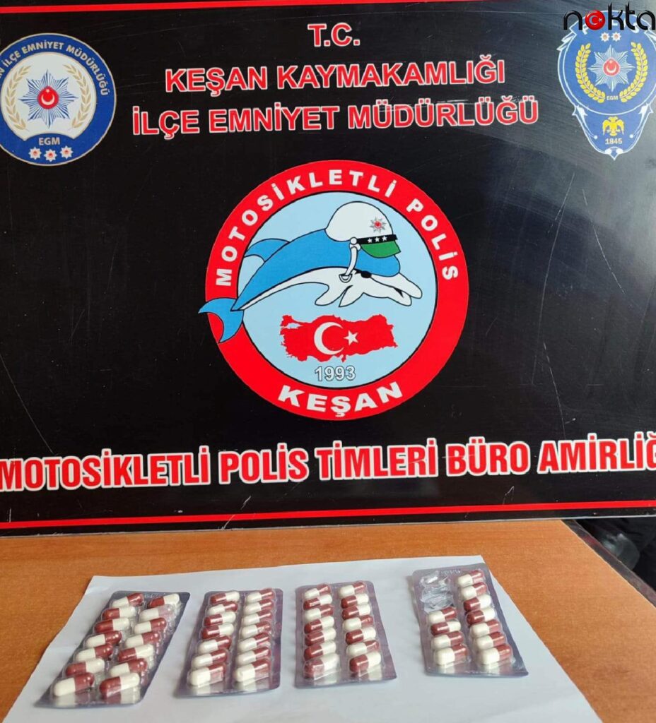 Edirne’de uyuşturucuyla yakalanan 2 şüpheli gözaltına alındı