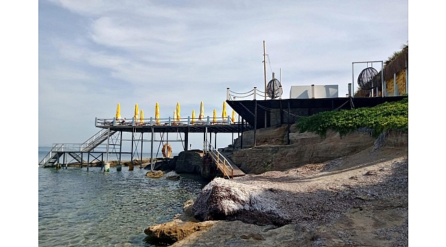 For You Otuzbeş Otel kaçak iskele yaptı! Suç duyurusunda bulunuldu