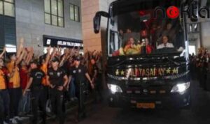 Galatasaray’ın teknik takım otobüsüne Gaziantep’te taşlı saldırı!