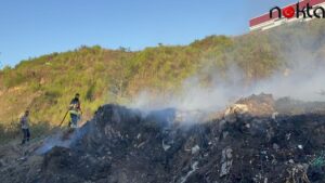 Kocaeli’de atıkların bulunduğu alandaki yangın söndürüldü