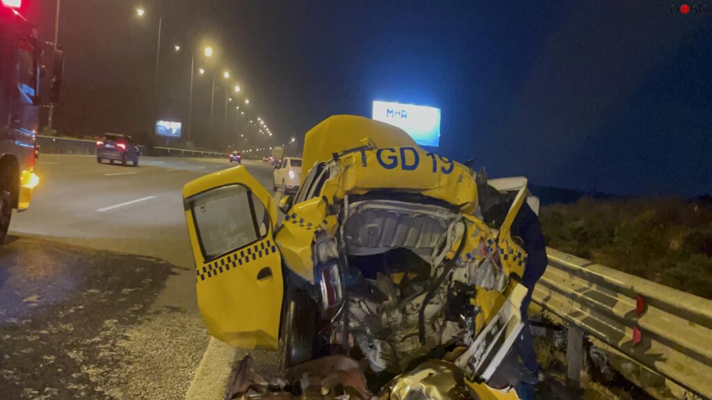 Kuzey Marmara Otoyolu’ndaki trafik kazasında 3 kişi yaralandı