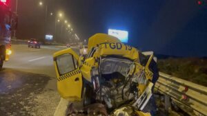 Kuzey Marmara Otoyolu’ndaki trafik kazasında 3 kişi yaralandı