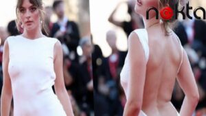 Melis Sezen Venedik’e seksi kıyafetiyle damga vurdu