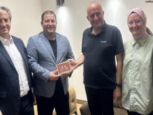 Milletvekili Gider, Kuzey Makedonya Kültür Bakan Yardımcısı Luçi ile görüştü