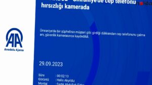 Ümraniye’de cep telefonu hırsızlığı kamerada