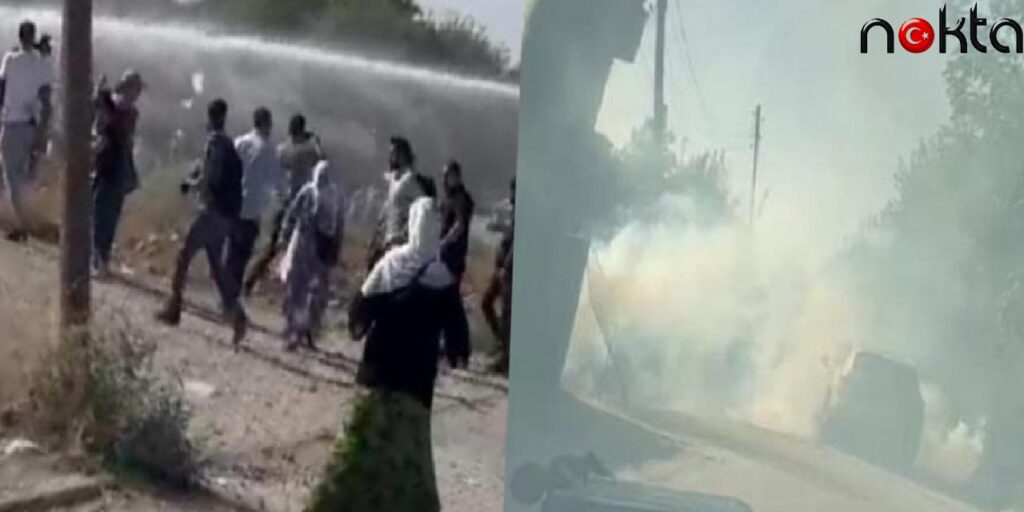 Yasak Dinlemeyen Gruba Biber Gazıyla Müdahale!