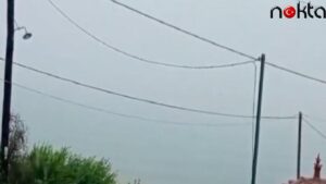 Yunan helikopteri denize düştü