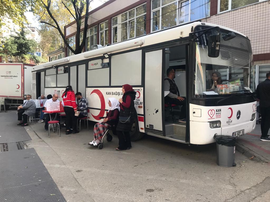 Sağlık çalışanları kan bağışladı
