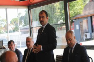 Biga Kaymakam Dolu, okul müdürleriyle bir araya geldi