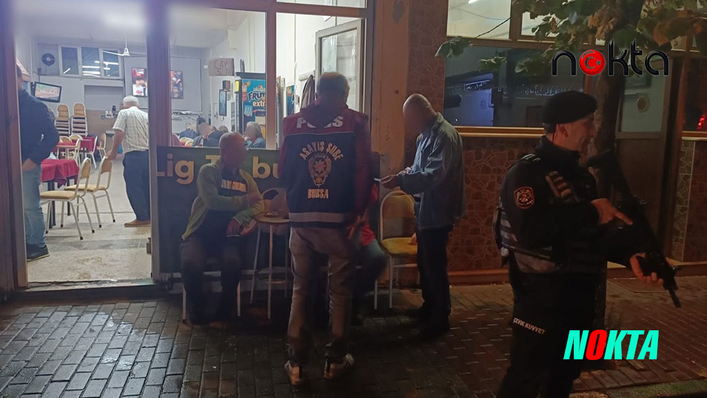 Bursa Asayiş Şube Bağlarbaşı ve Merinos’ta uygulama yaptı