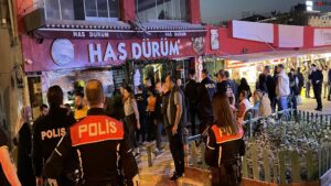 Bursa’da kebapçıda çıkan yangın söndürüldü