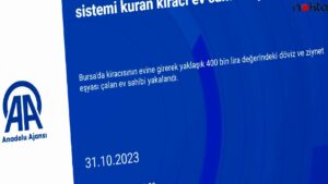 Evindeki altınlar eksilince kamera sistemi kuran kiracı ev sahibini yakalattı