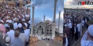 Gaziantep’ten ‘Biz Nerede Yaşıyoruz’ Dedirten Görüntüler! Suriye Merkezli Haznevi Tarikatı, Dev Bir Külliye Açtı, Kuyruk Oluştu